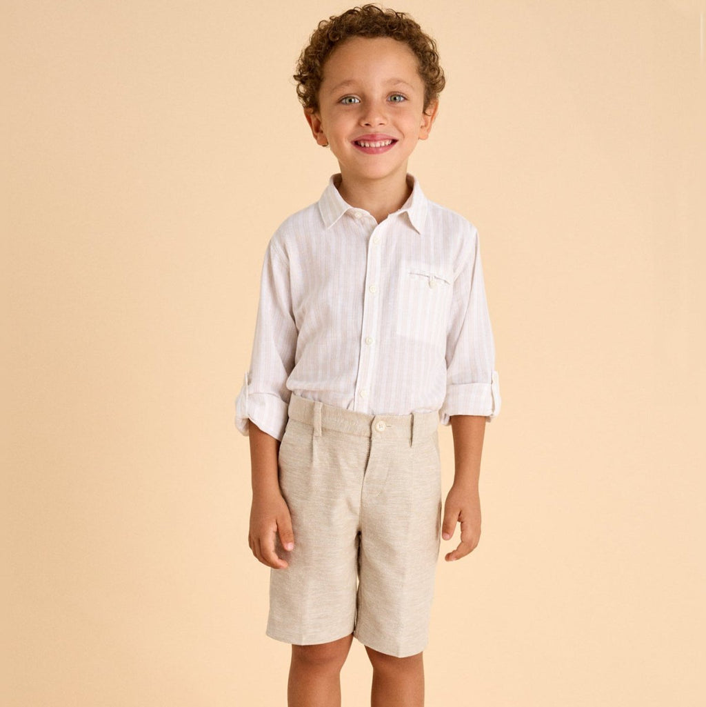 Mayoral Mini Linen Shorts_ 3217 - NorthBoys