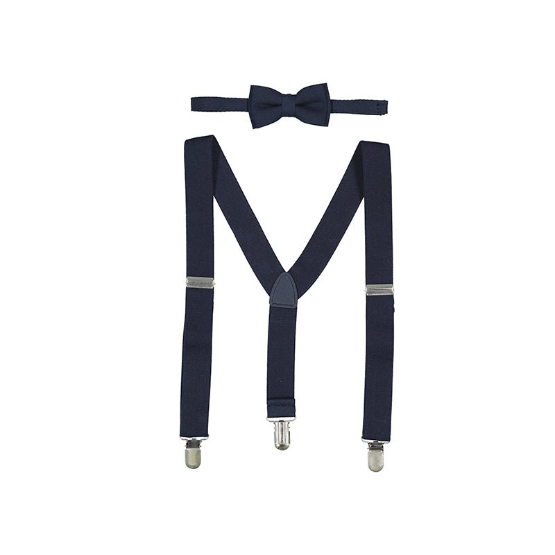 Mayoral Navy Bowtie & Suspenders Set_ 10738 - 40 - NorthBoys