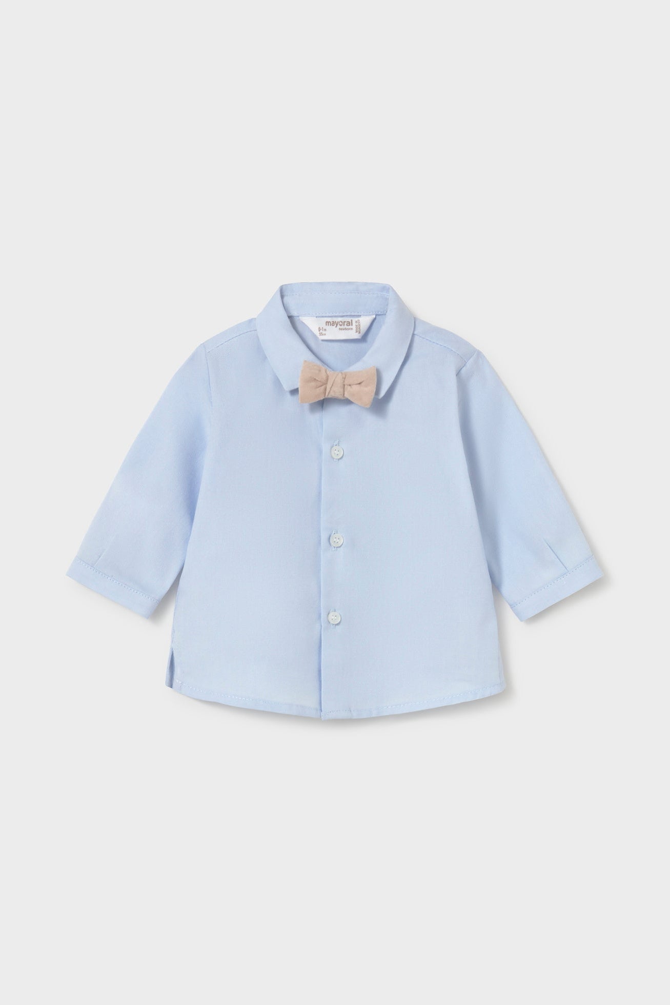 Mayoral Baby Boys Shirt With Bow Tie