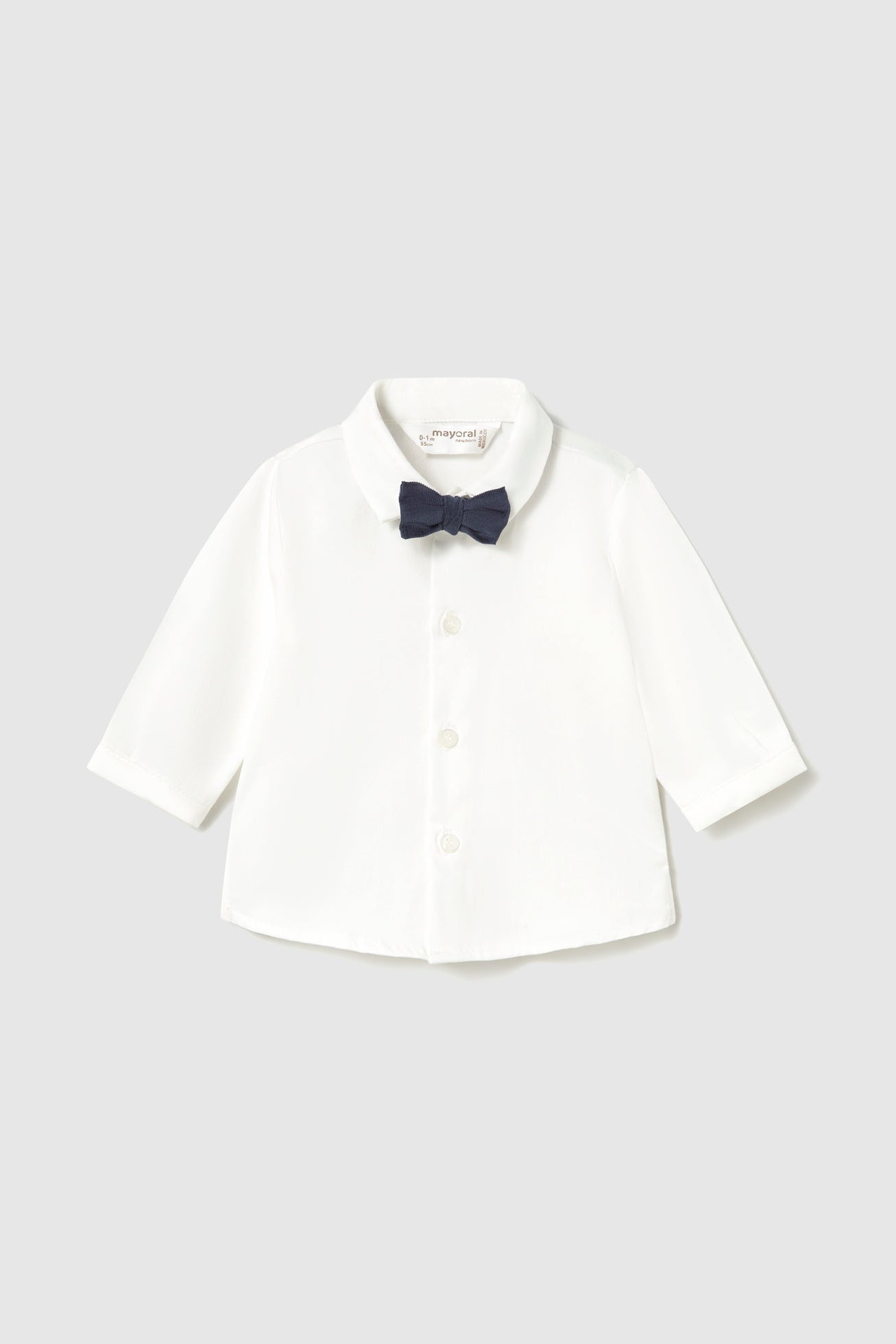 Mayoral Baby Boys Shirt With Bow Tie
