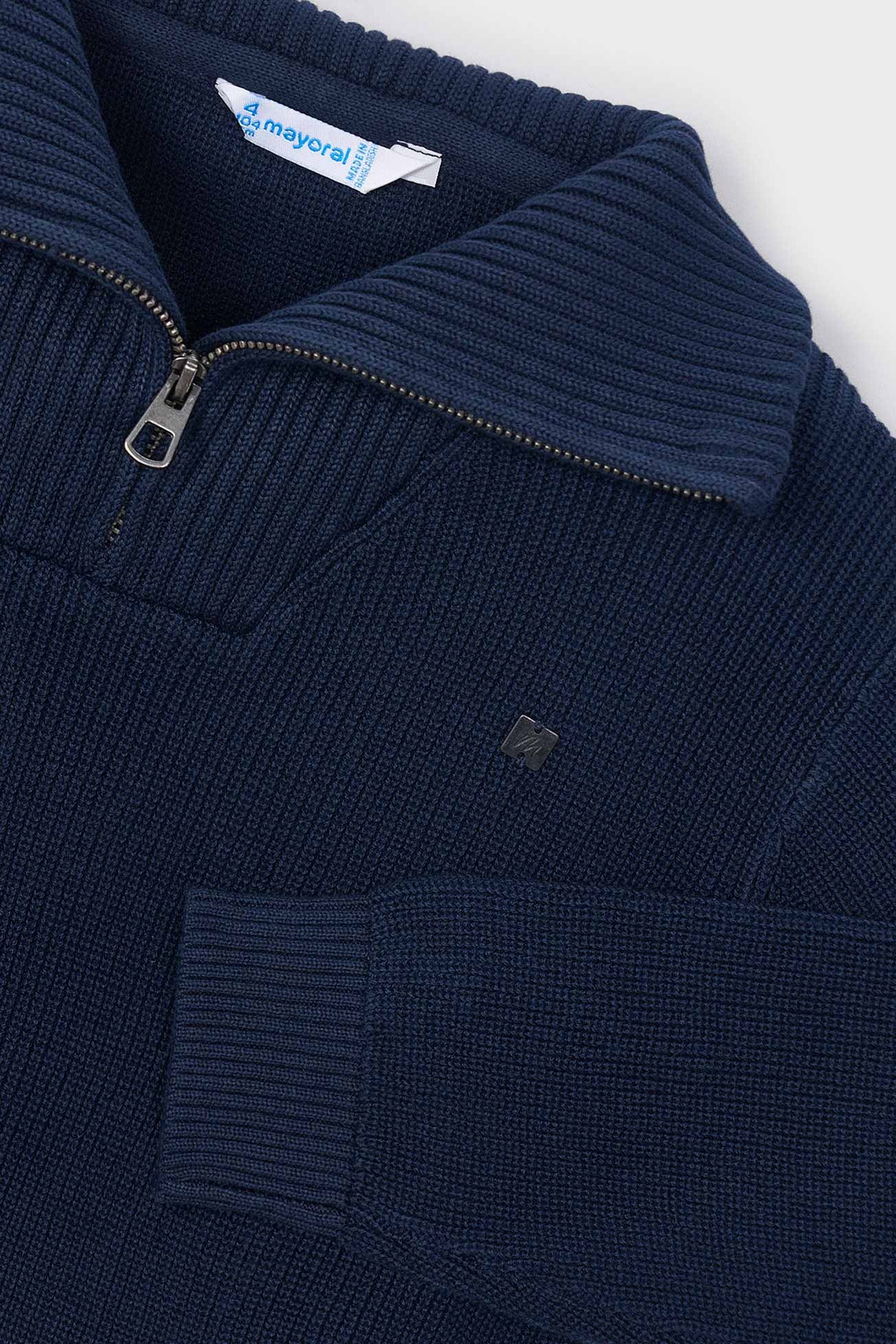 Mayoral Boys Quarter Zip Sweater