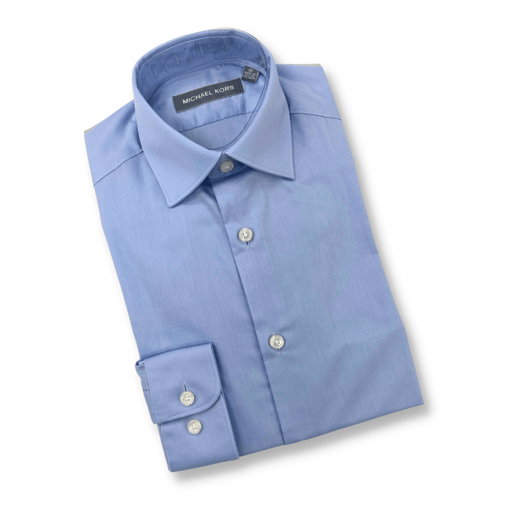 Michael Kors Boys Blue Dress Shirt - NorthBoys