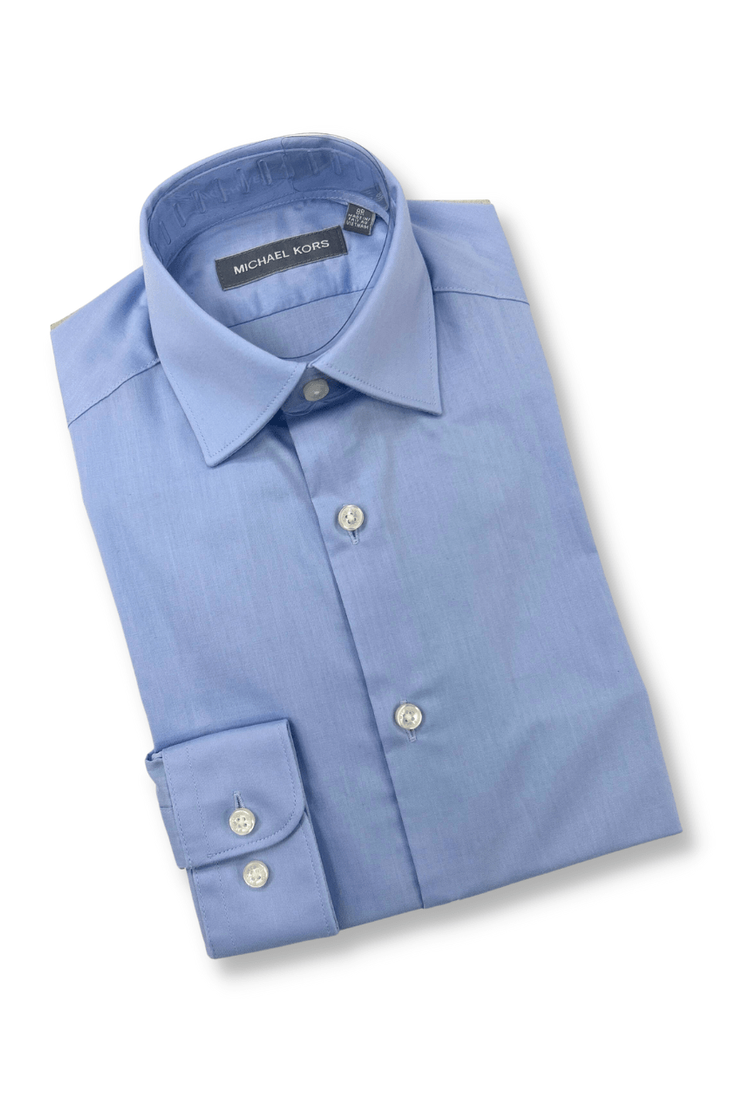 Michael Kors Boys Blue Dress Shirt - NorthBoys