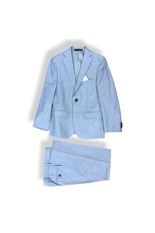 Michael Kors Boys Classic Fit Light Blue Cotton Suit _ BKAN1YNU0000/6U0000-NorthBoys