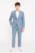 Michael Kors Boys Classic Fit Light Blue Cotton Suit _ BKAN1YNU0000/6U0000-NorthBoys