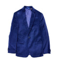 Michael Kors Boys Dark Blue Velvet Jacket_ U0070-NorthBoys