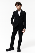 Michael Kors Boys Skinny Black Suit Jacket_ TZ0001-NorthBoys