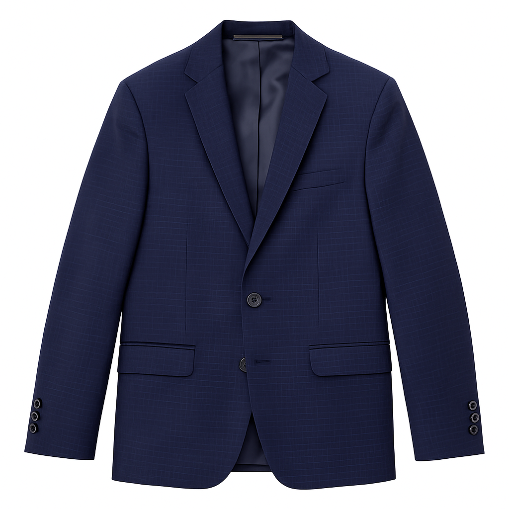 Michael Kors Skinny Fit Navy Wool Sports Jacket_ V0116-NorthBoys