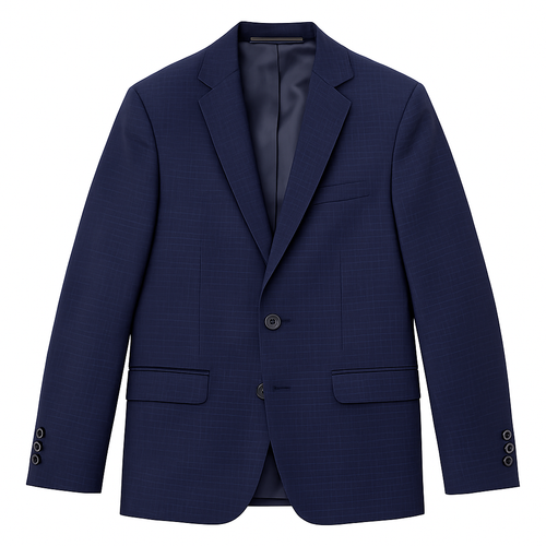 Michael Kors Skinny Fit Navy Wool Sports Jacket_ V0116-NorthBoys