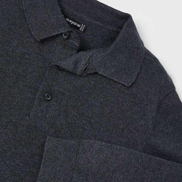 Mini Long Sleeve Knit Polo - NorthBoys