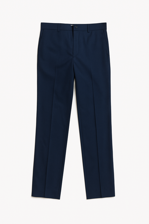 Nice Threads Boys Slim Fit Stretch Navy Suit Pants-NorthBoys