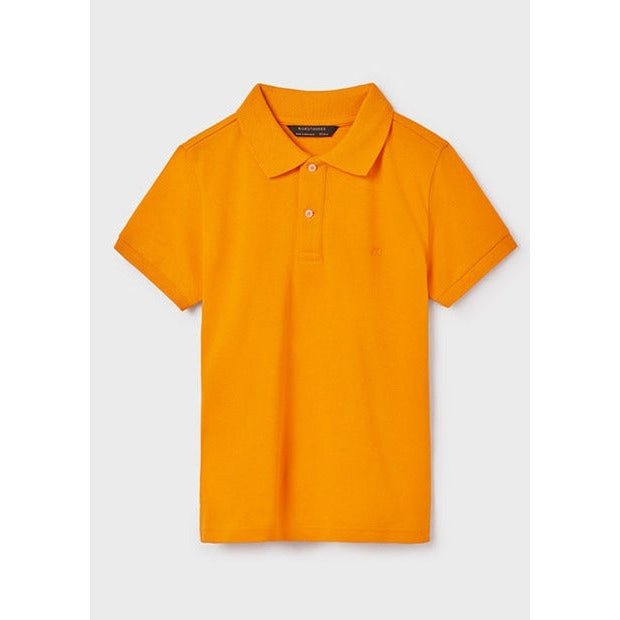Nukutavake Basic Short Sleeve Orange Polo_890 - NorthBoys