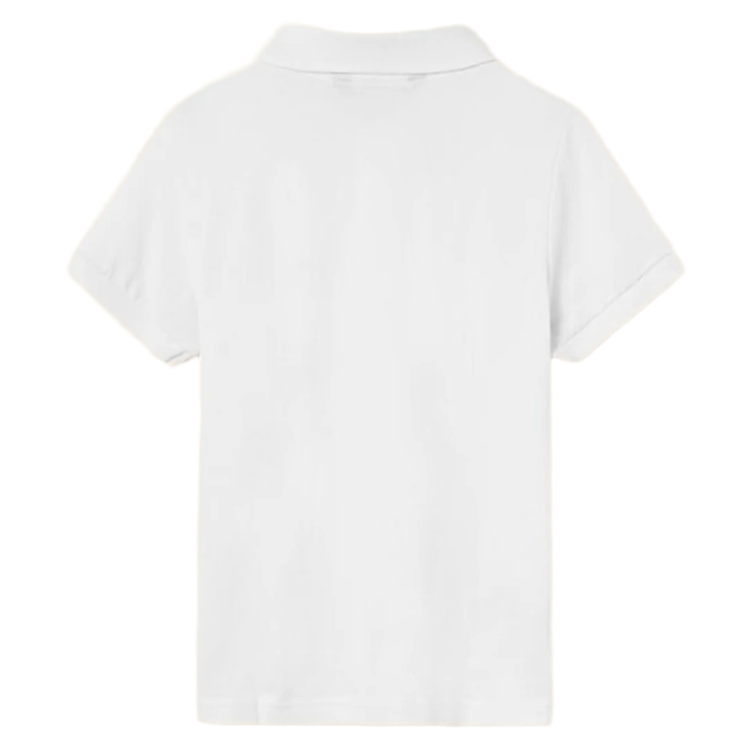 Nukutavake Basic Short Sleeve White Polo - NorthBoys