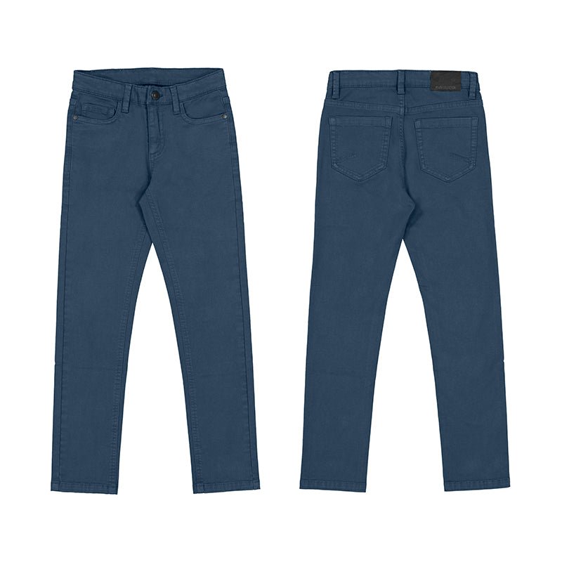 Nukutavake Boys Blue 5 Pocket Slim Fit Pant _582 - 25 - NorthBoys