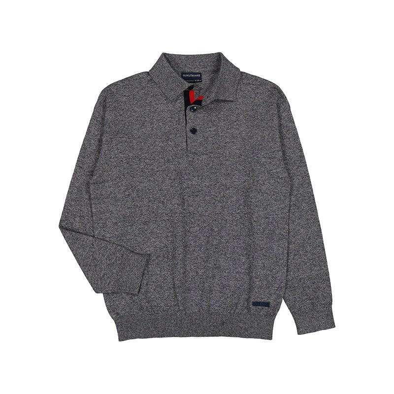 Nukutavake Grey Polo Sweater_7383 - 24 - NorthBoys