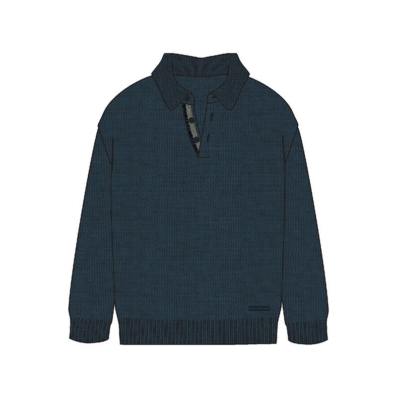 Nukutavake Navy Polo Sweater_7383 - 26 - NorthBoys