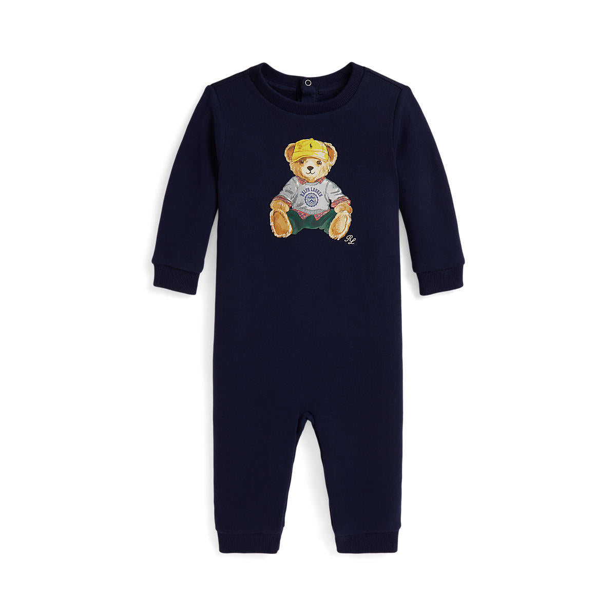 Ralph Lauren Baby Boys Polo Bear Fleece Coverall