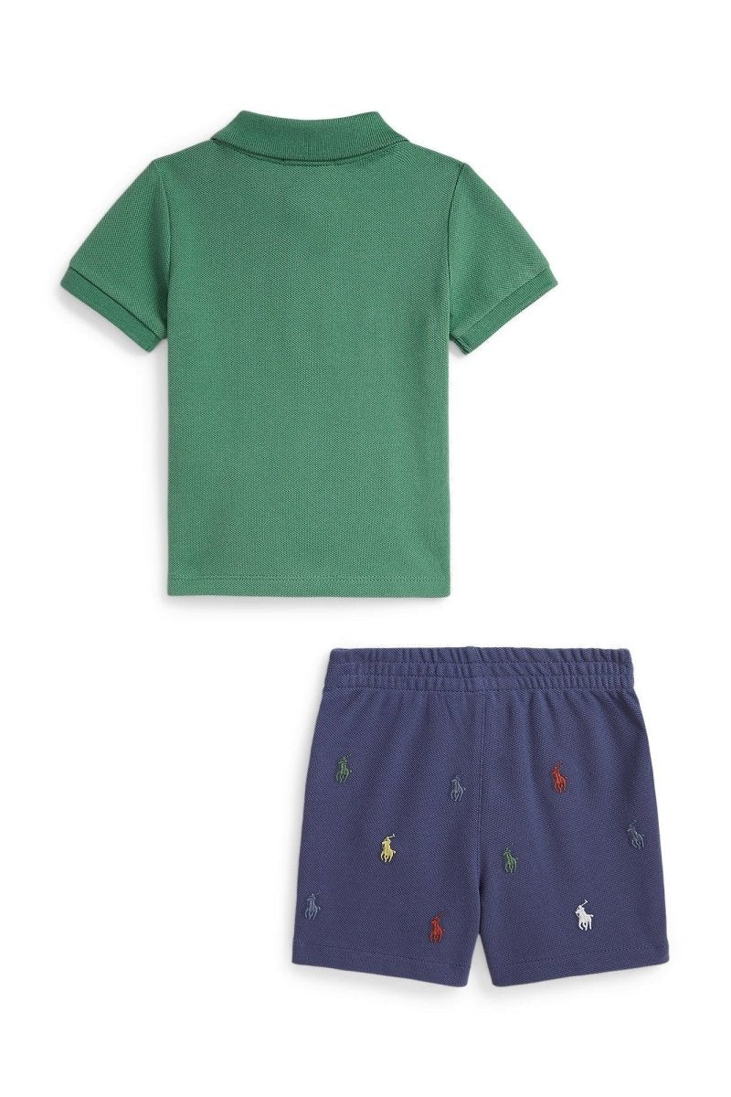 Polo Ralph Lauren Baby Mesh Polo Shirt & Shorts Set - NorthBoys