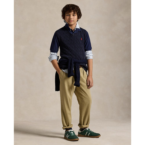 Polo Ralph Lauren Boys Cable Knit Cotton Vest - NorthBoys