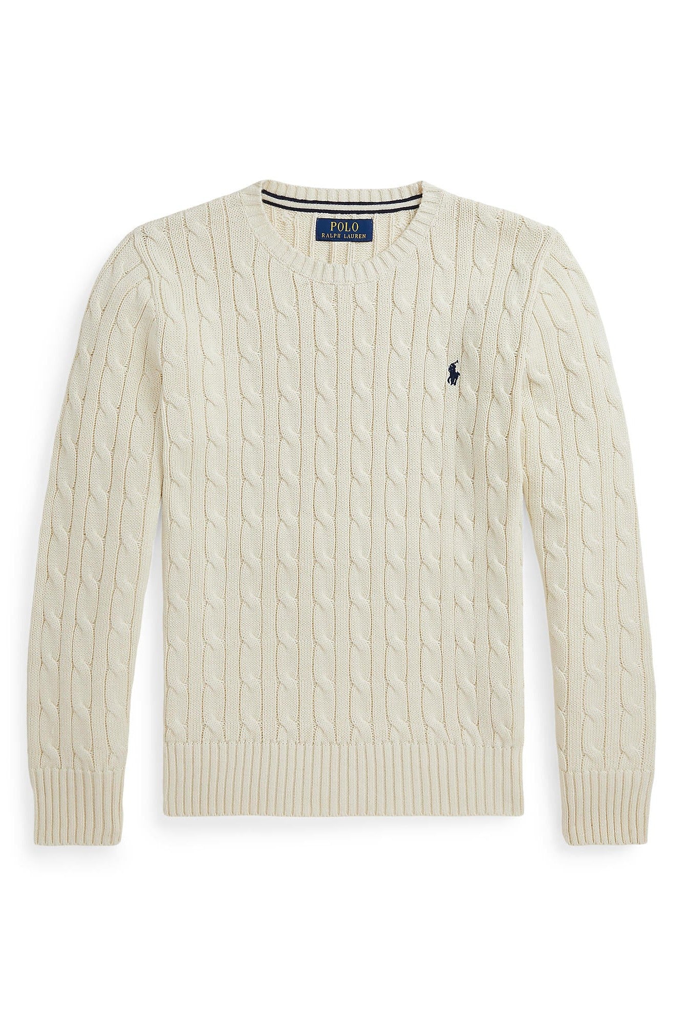 Polo Ralph Lauren Boys Combed Cotton Cable Knit Sweater