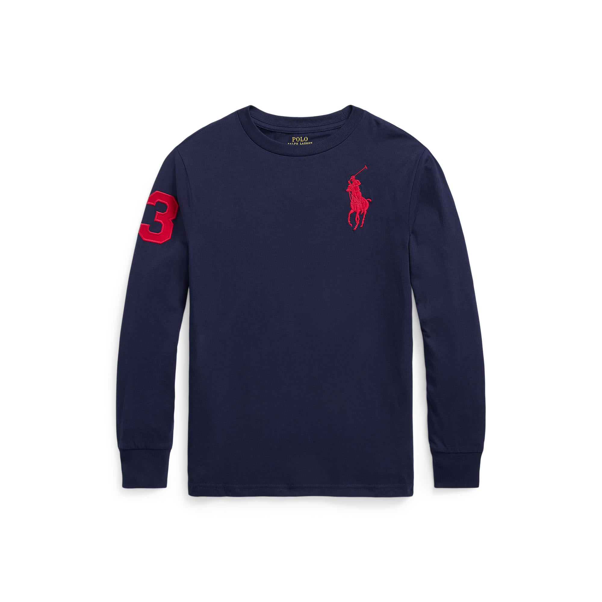 Ralph Lauren Boys Jersey Long Sleeve T-Shirt