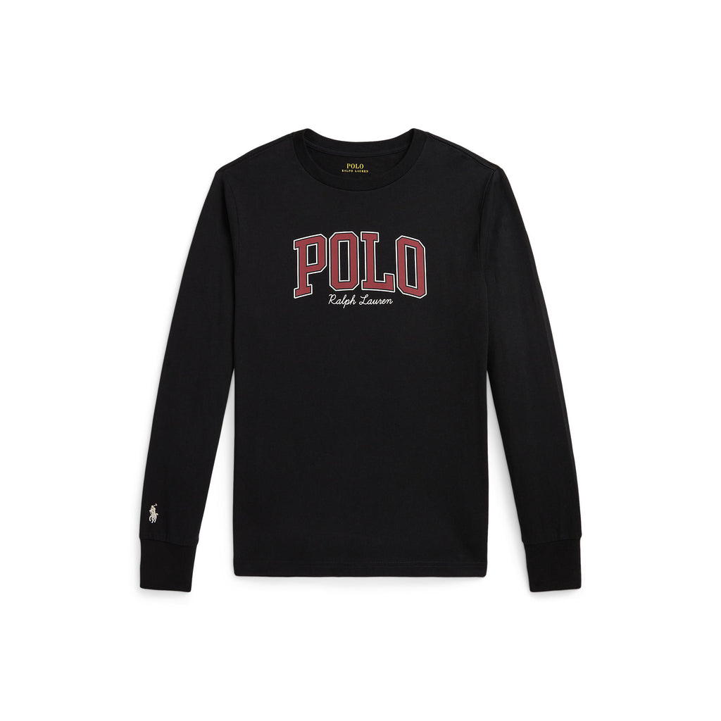 Ralph Lauren Boys Logo Cotton Long-Sleeve Tee
