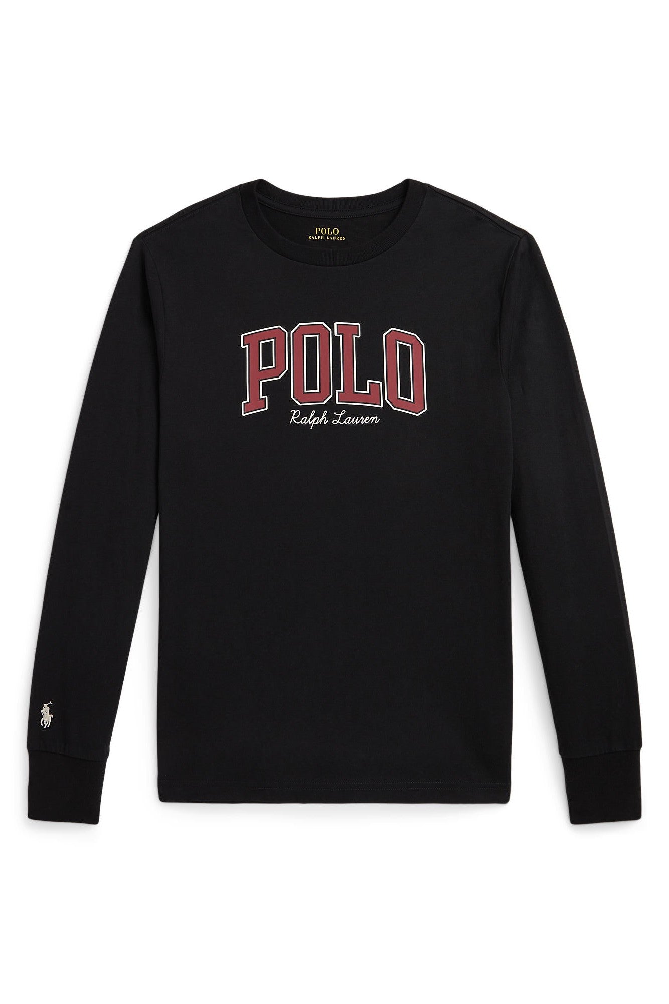 Ralph Lauren Boys Logo Cotton Long-Sleeve Tee