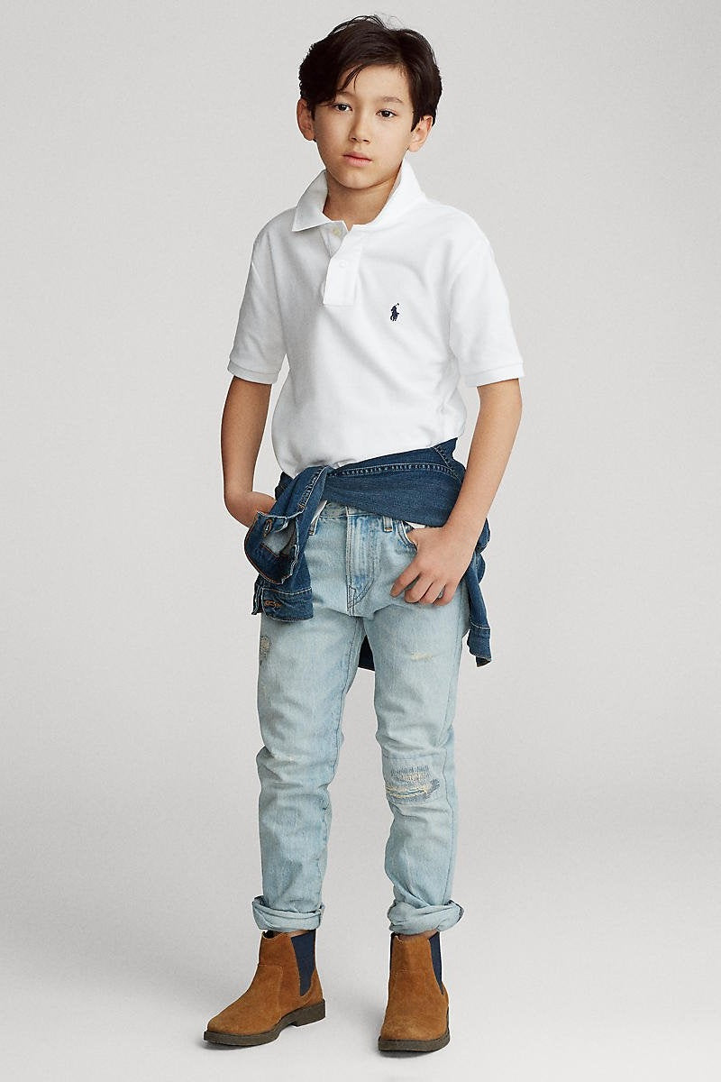 Ralph Lauren Boys Mesh Polo Shirt - NorthBoys