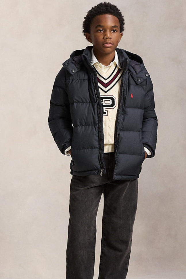 Ralph Lauren Boys Ripstop Down Hooded Jacket
