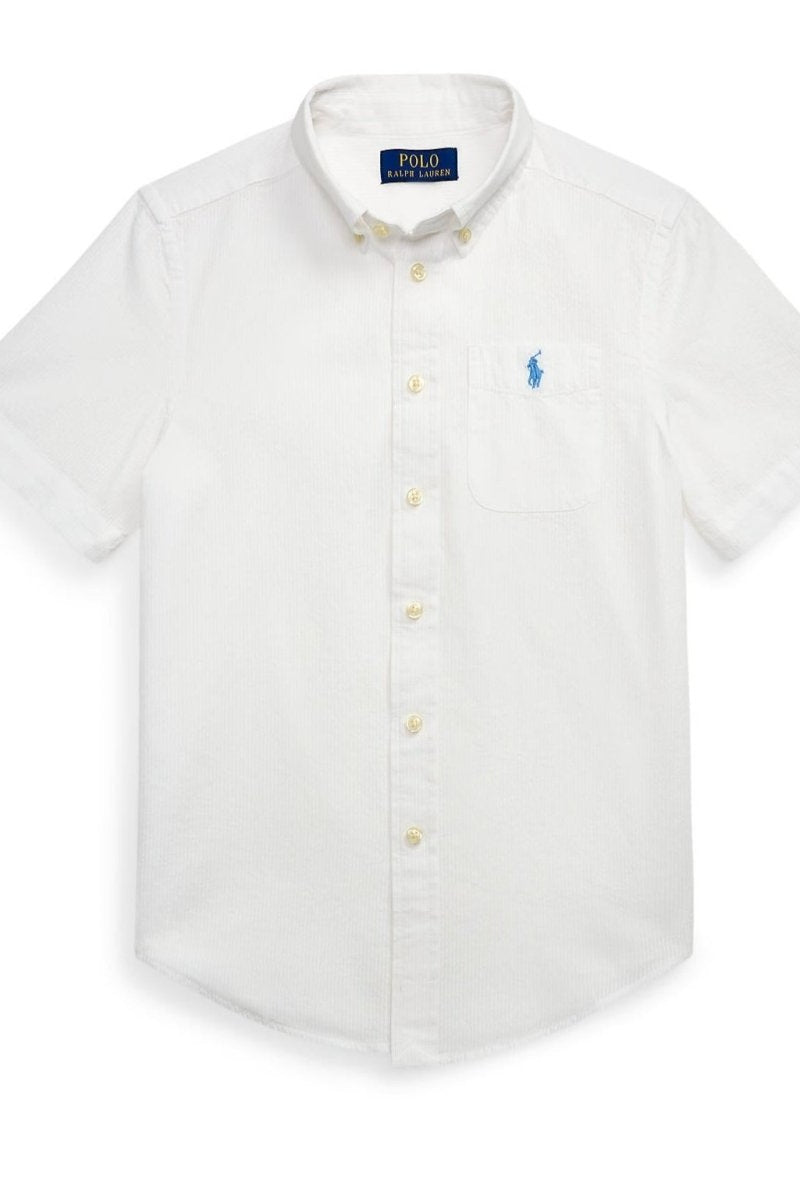 Polo Ralph Lauren Boys Short Sleeve Seersucker Shirt - NorthBoys