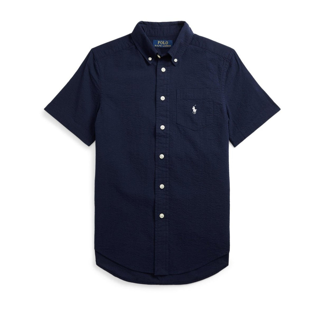 Polo Ralph Lauren Boys Short Sleeve Seersucker Shirt - NorthBoys