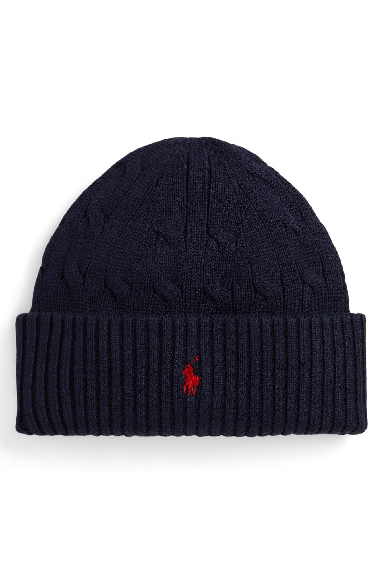 Ralph Lauren Cable-Knit Cotton Hat