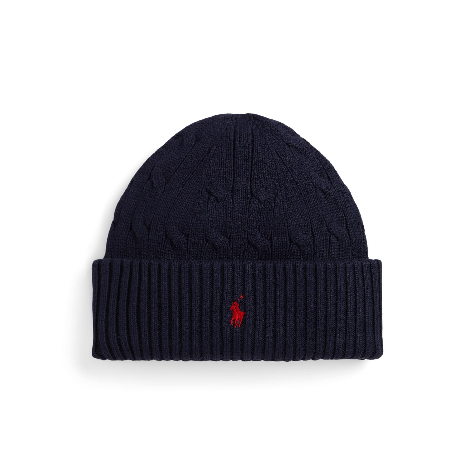 Ralph Lauren Cable-Knit Cotton Hat