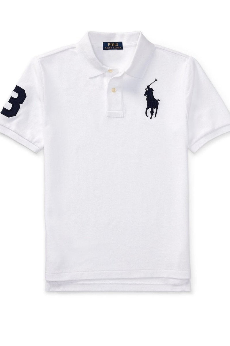 Polo Ralph Lauren Little Boys Big Pony Cotton Mesh Polo Shirt - NorthBoys
