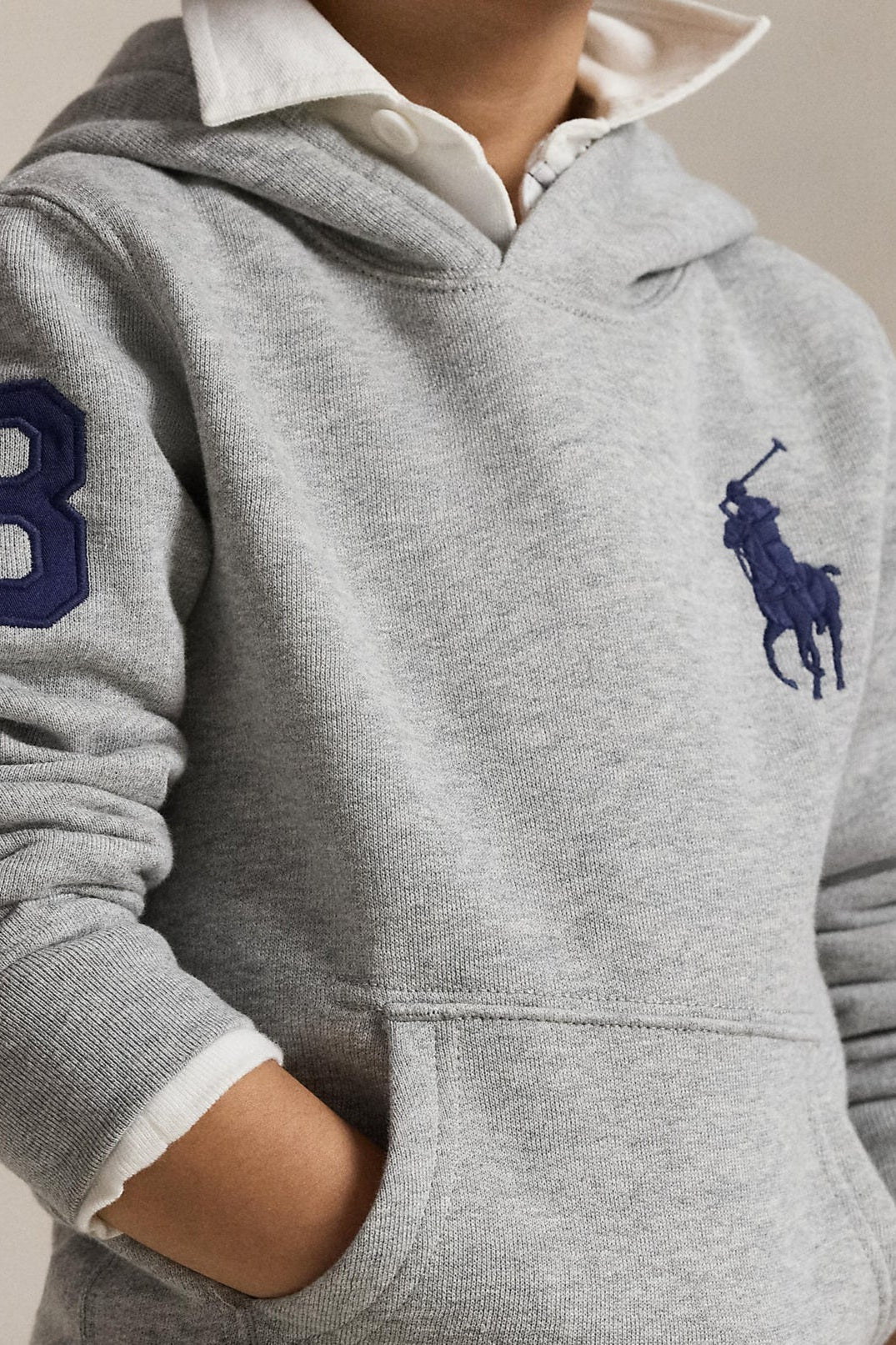 Ralph Lauren Boys Big Pony Fleece Hoodie