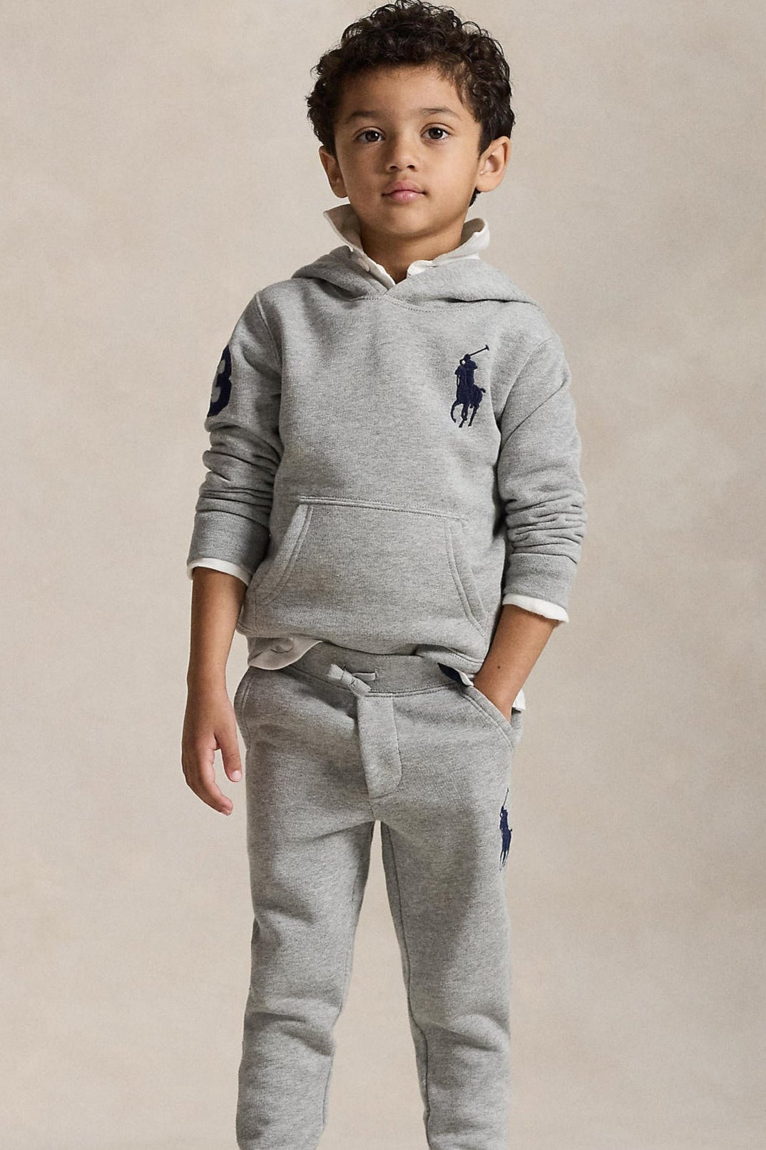 Ralph Lauren Boys Big Pony Fleece Hoodie
