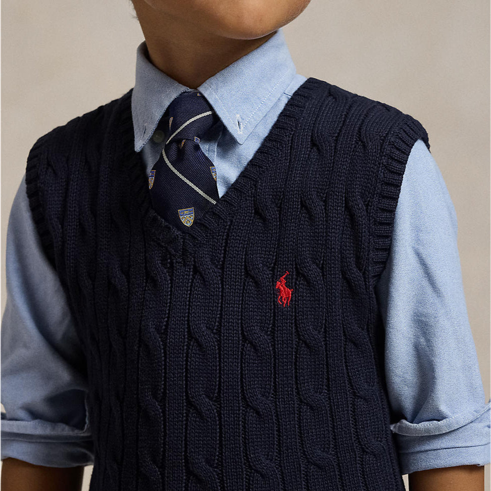 Polo Ralph Lauren Little Boys Cable Knit Cotton Vest - NorthBoys