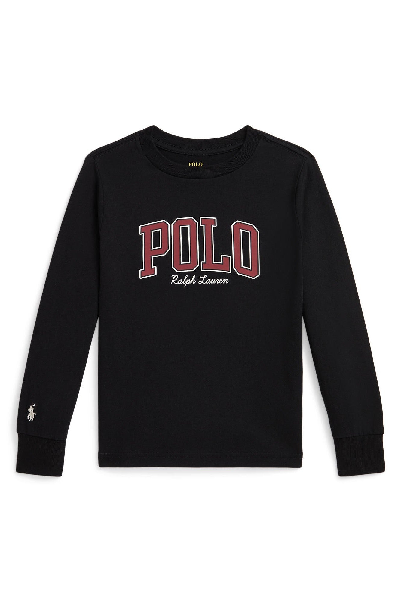Ralph Lauren Logo Cotton Long-Sleeve Tee