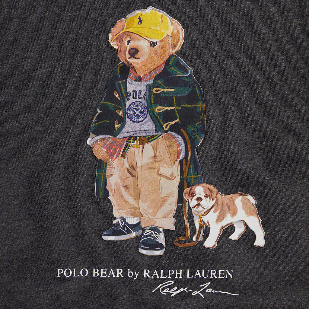 Ralph Lauren Boys Polo Bear Heathered Fleece Sweatshirt