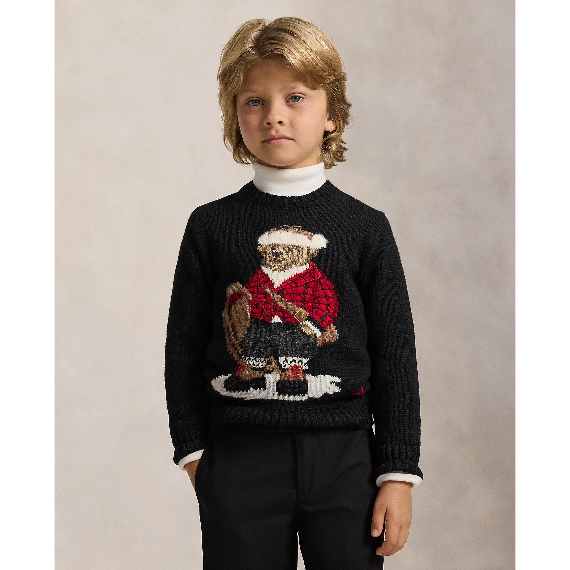 Ralph Lauren Boys Polo Bear Sweater