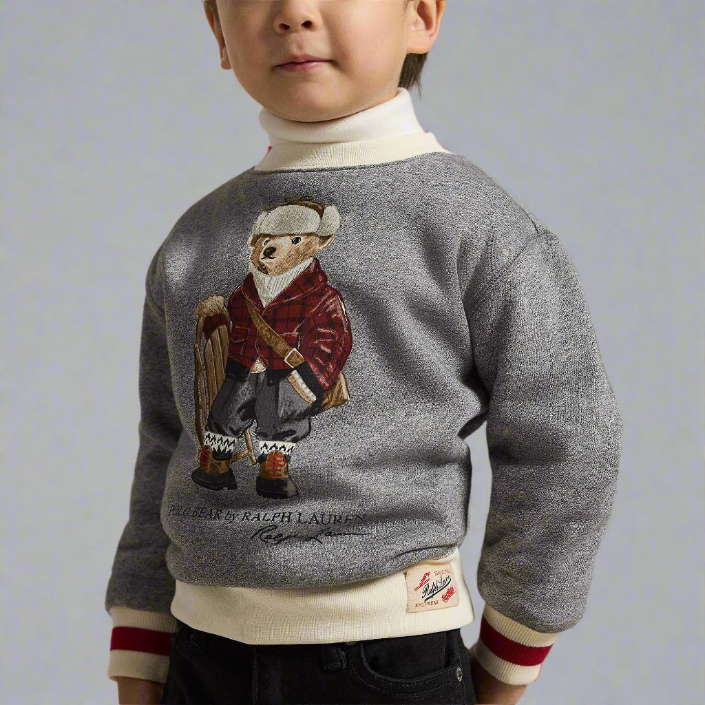 Ralph Lauren Boys Polo Bear Fleece Sweatshirt