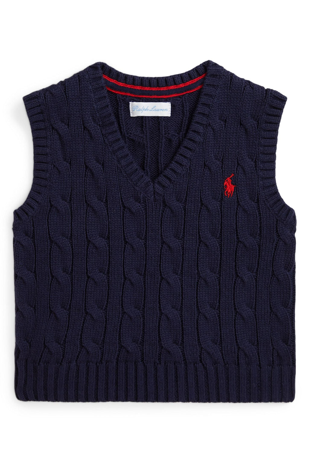 Polo Ralph Lauren Baby Boys Cable-Knit Cotton Sweater Vest