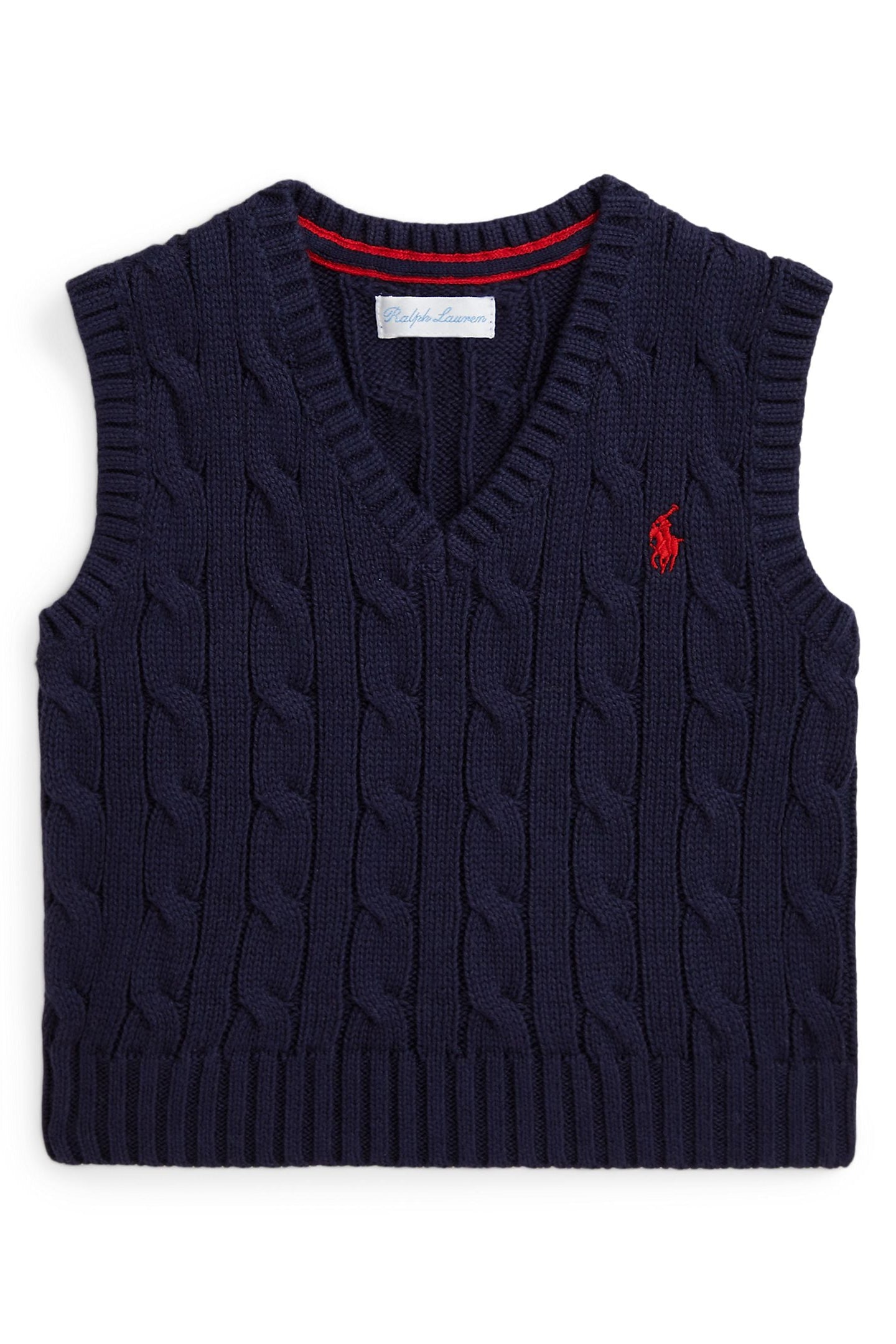 Polo Ralph Lauren Baby Boys Cable-Knit Cotton Sweater Vest