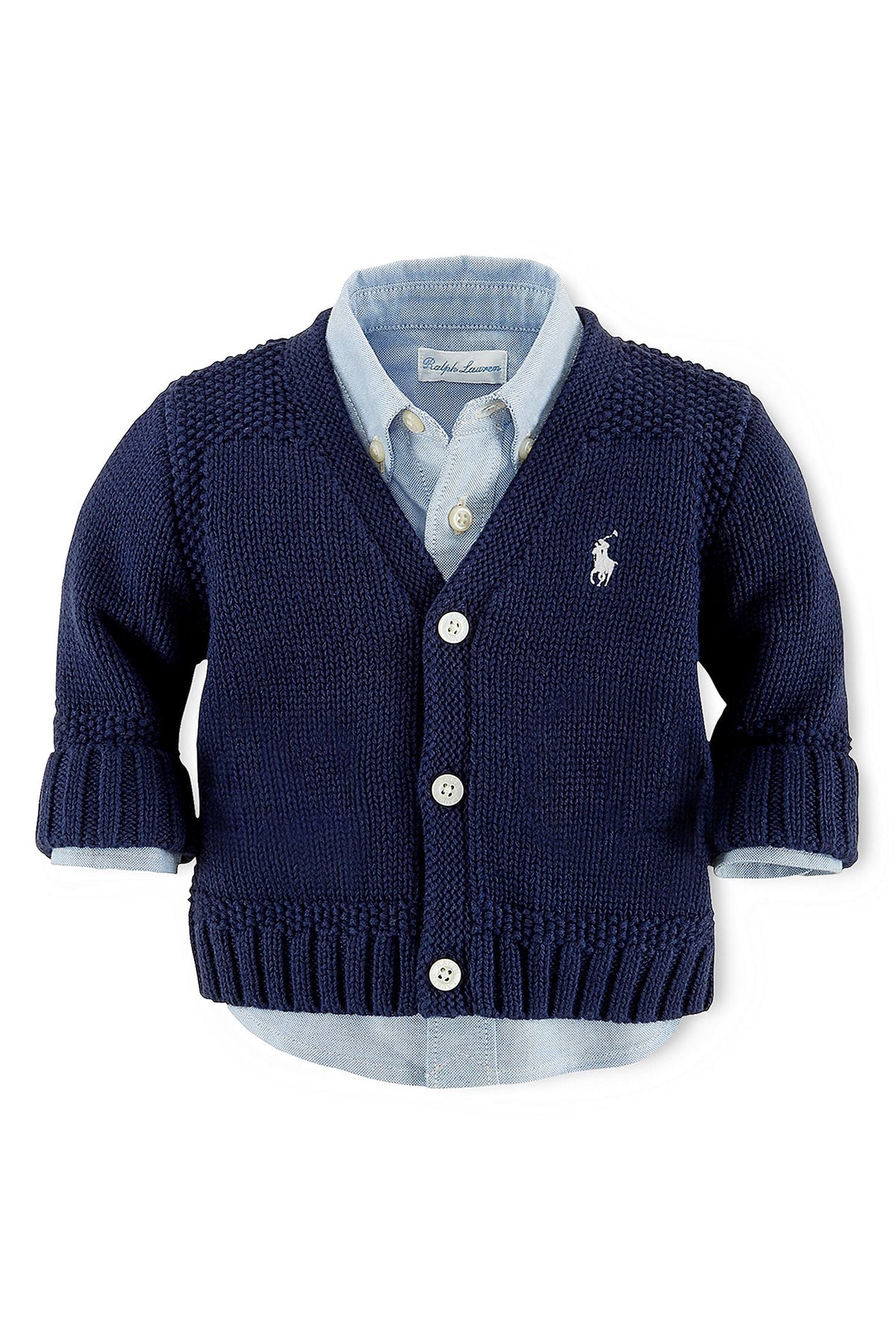 Polo Ralph Lauren Baby Boys Cotton V-Neck Cardigan