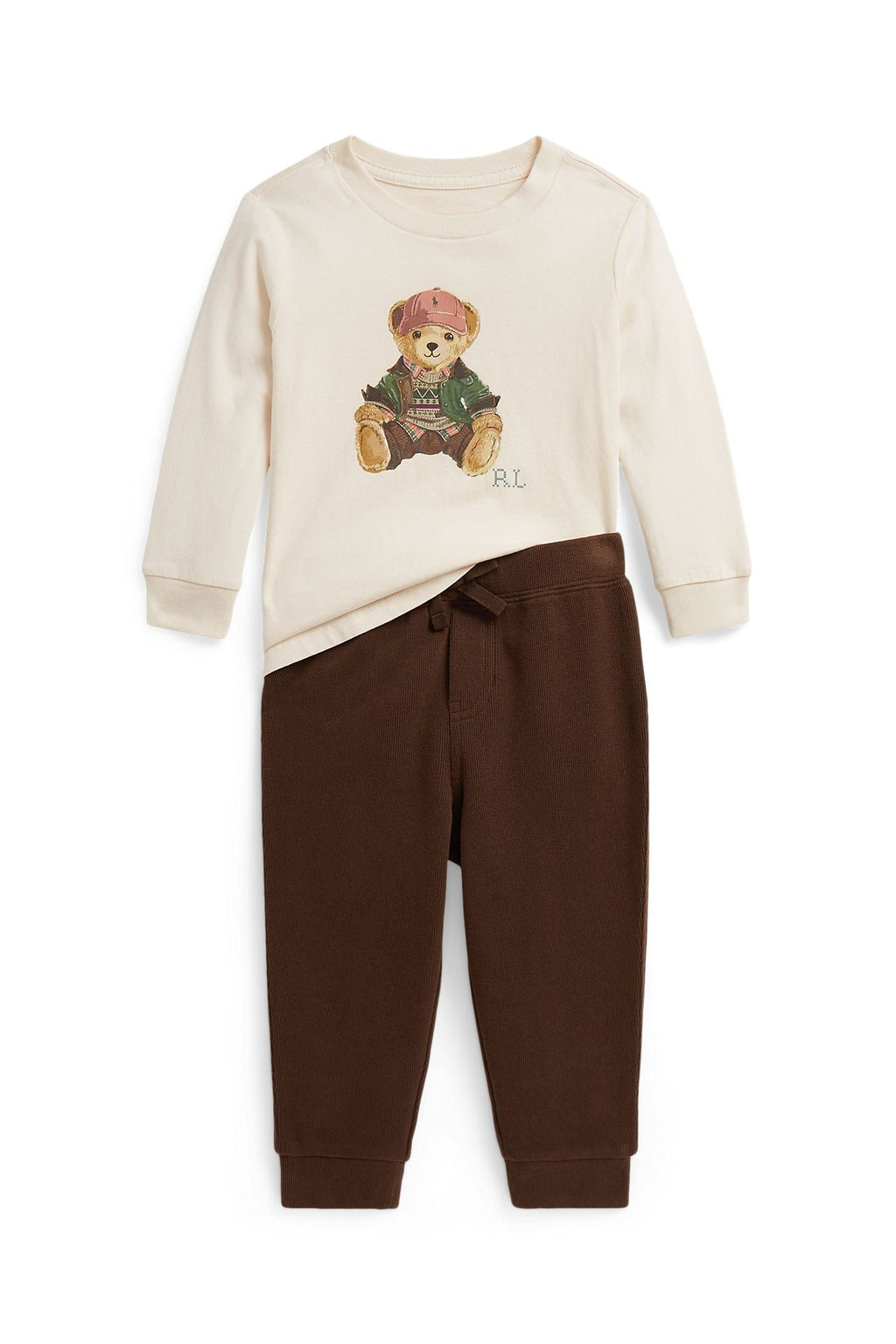 Polo Ralph Lauren Baby Boys Polo Bear Cotton Tee & Jogger Set