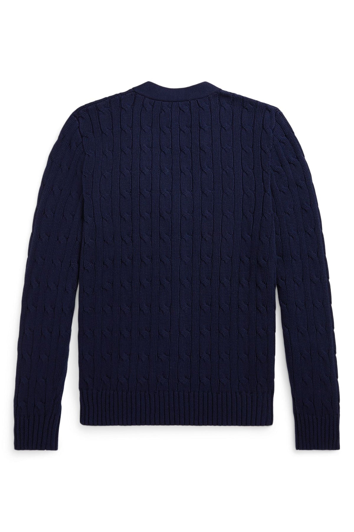 Polo Ralph Lauren Boys Cable Knit V-Neck Cardigan Sweater