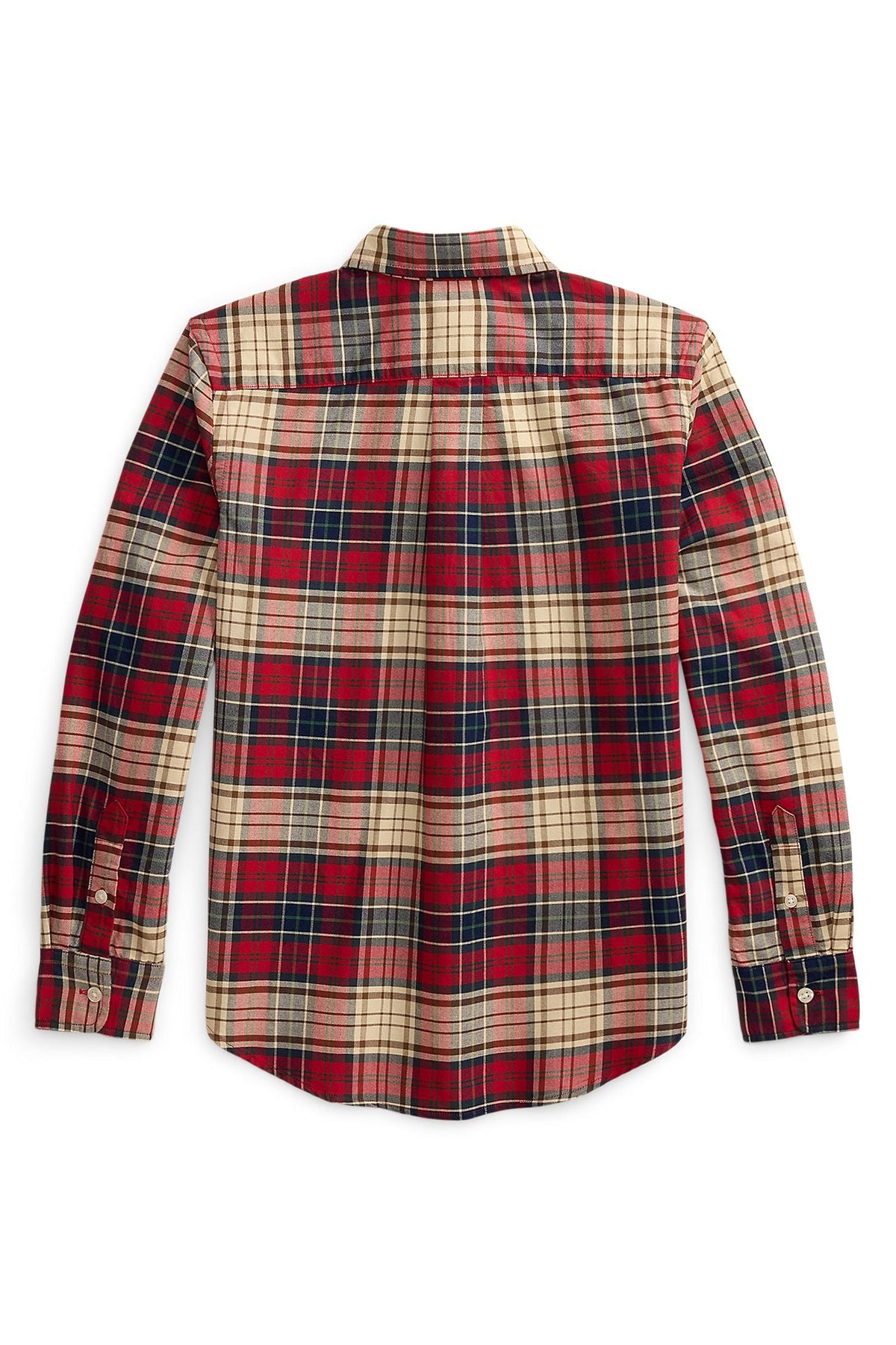 Polo Ralph Lauren Boys Plaid Cotton Oxford Shirt