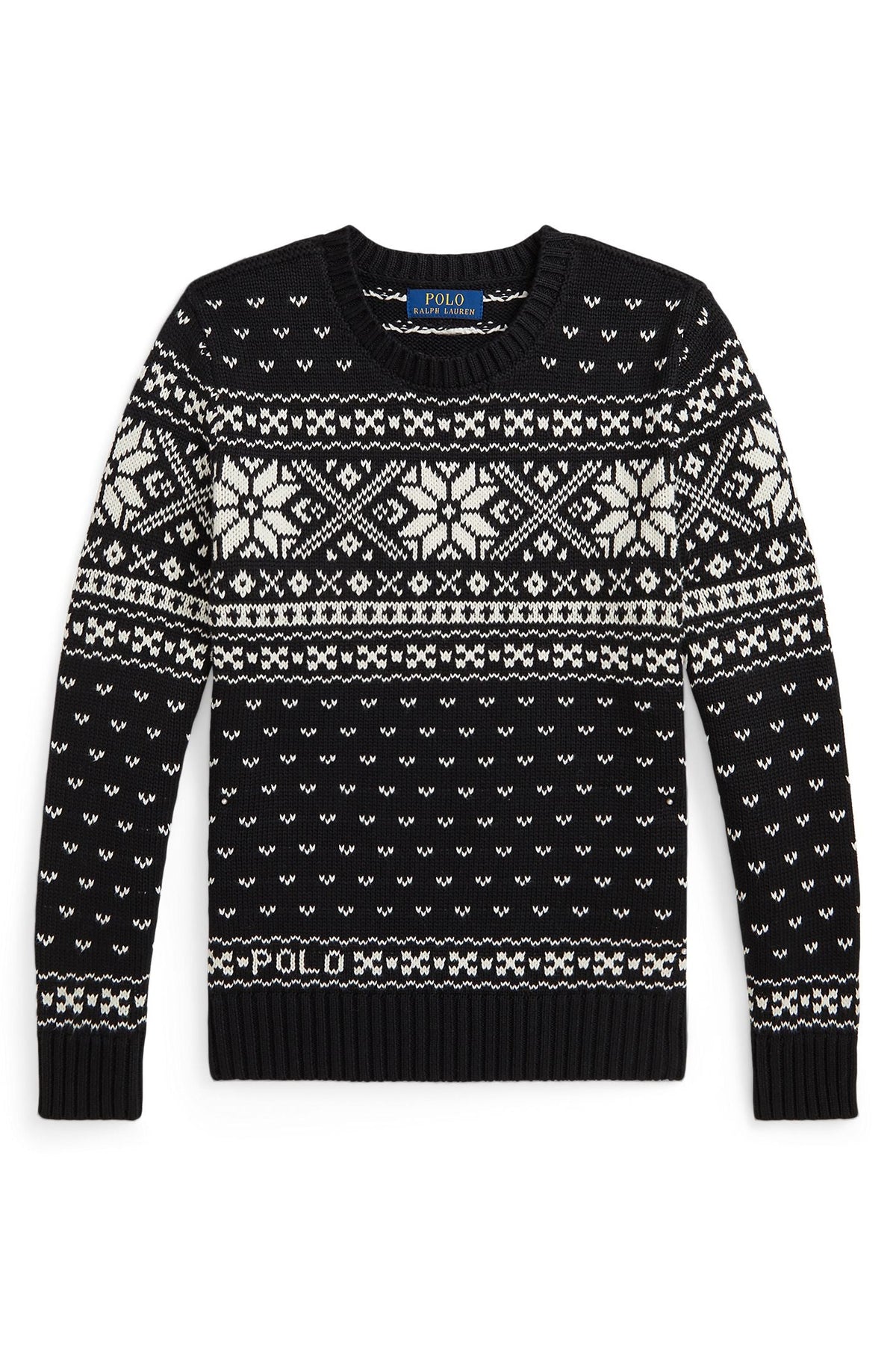 Polo Ralph Lauren Boys Snowflake Cotton Sweater