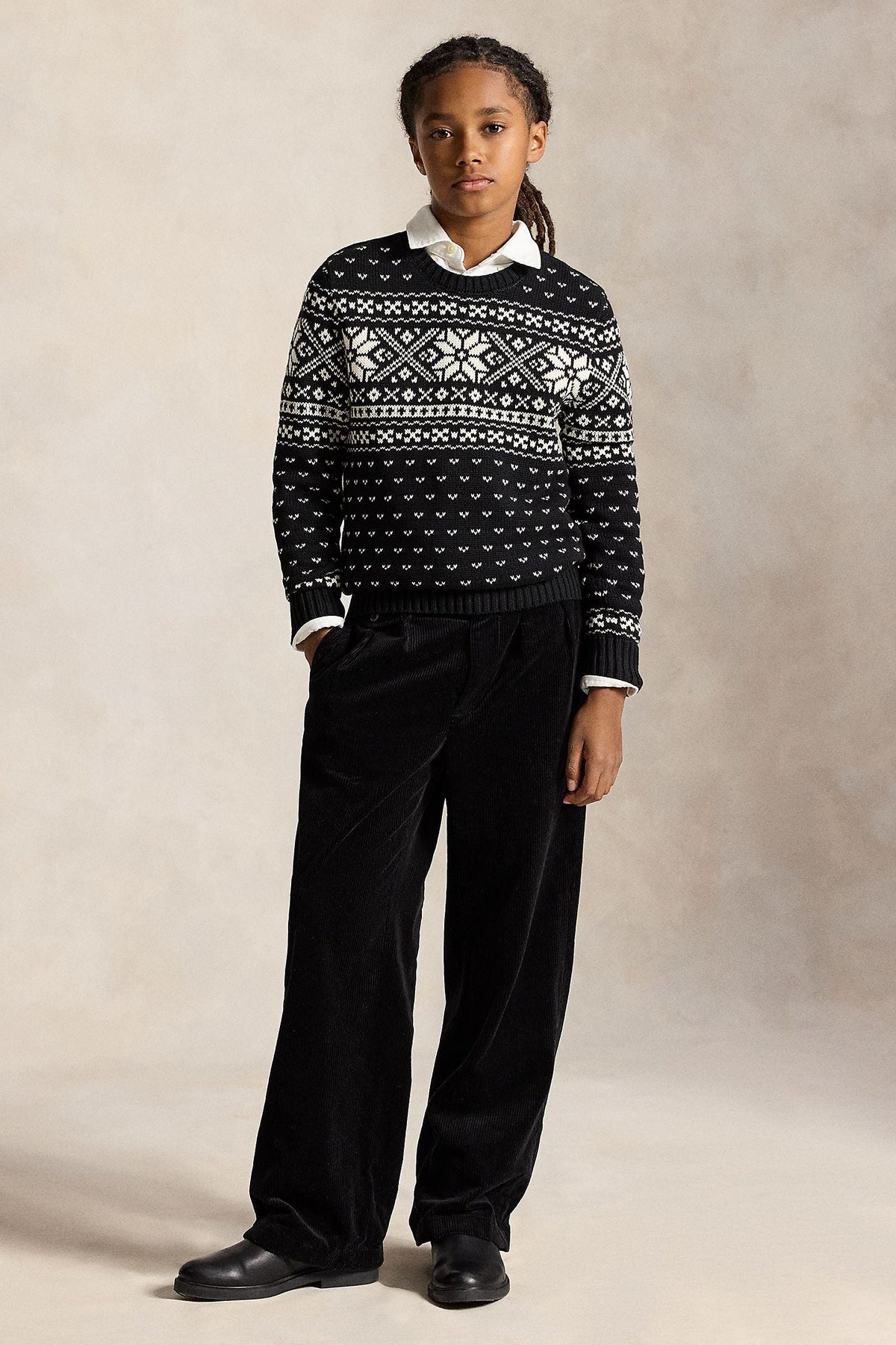 Polo Ralph Lauren Boys Snowflake Cotton Sweater