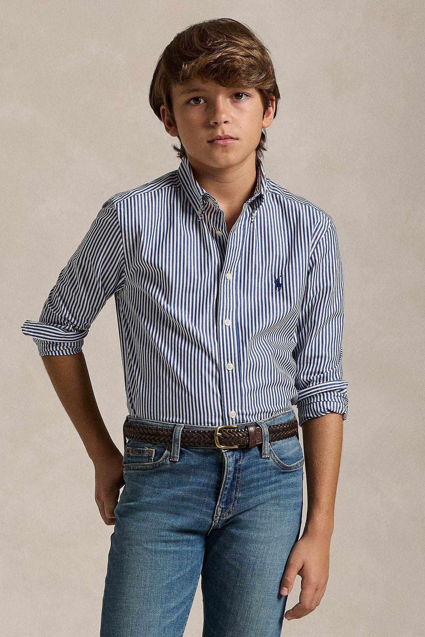 Polo Ralph Lauren Boys Striped Long Sleeve Shirt